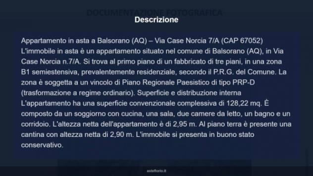 Immobile in asta di 128 m² in vendita a Balsorano - Foto 17