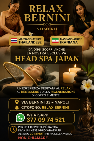 massaggiatrice iraniana o thailandese? oggi al vomero please no perditempo Tel:3770974521