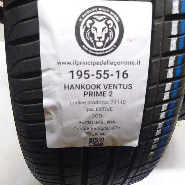 2 GOMME 195 55 16 HANKOOK A74140 - Foto 2