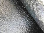 Spalla a vegetale colore nero stampa struzzo - Sp. 1,5