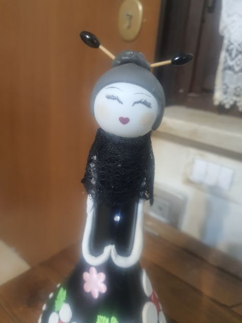 Bambole con bottiglie di vetro - Foto 2