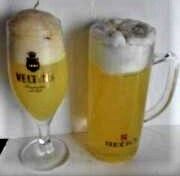 2 bicchieri da birra pubblicitari con candele - Foto 2