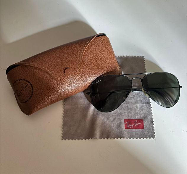 Occhiali da sole Ray-Ban Aviator Originali + Custodia