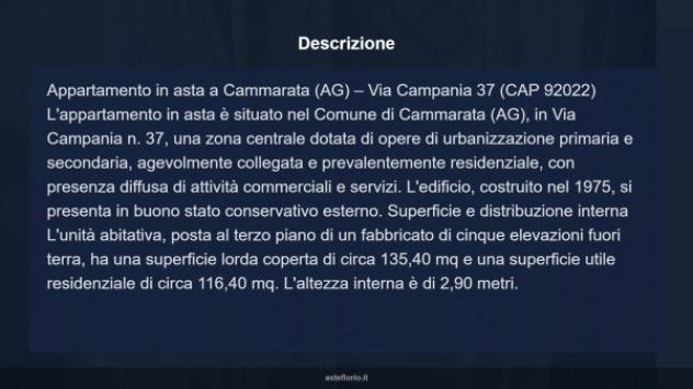 Immobile in asta di 140 m² in vendita a Cammarata - Foto 7