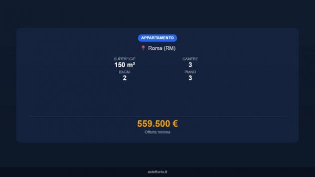 Immobile in asta di 150 m² in vendita a Roma - Foto 14