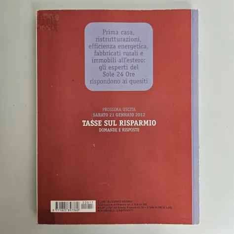 Tasse Sulla Casa - Carli, Micardi - Il Sole 24 Ore - 2012 - TRACCIATA! - Foto 4