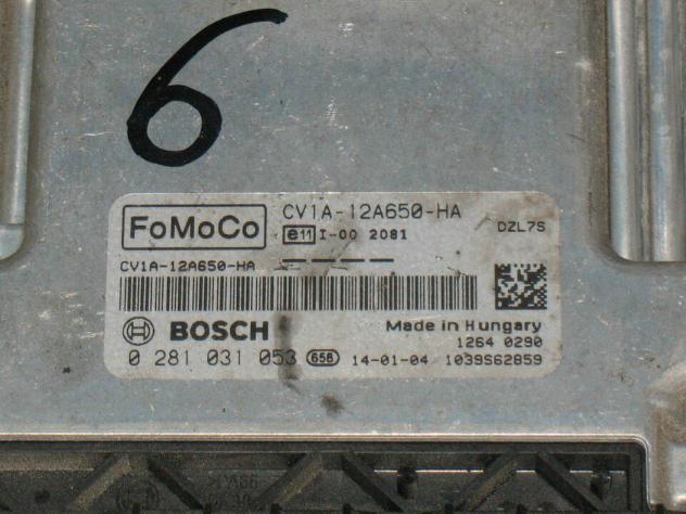 0281031053 ECU FORD FOMOCO 0281031053 CV1A-12A650-HA CV1A12A650HA - Foto 2