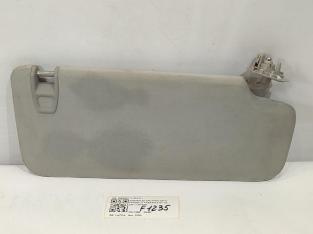PARASOLE ALETTA ANTERIORE SX CHEVROLET Orlando 1° Serie 13505277 Z20D1 (1014)