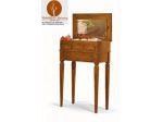 Mobili Classici Portagioie 4 Cassetti 1 Ribalta Legno Stile Arte Povera cod10406
