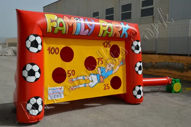 Gioco gonfiabile porta rigori per bambini per ludoteche - Foto 2