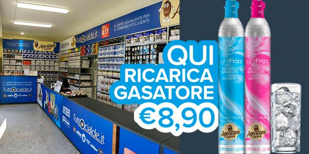 Ricarica bombole CO2 Soda Stream e Grohe Milano