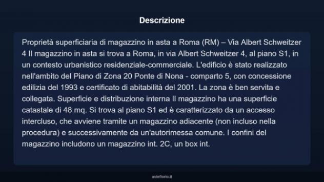 Immobile in asta di 48 m² in vendita a Roma - Foto 3