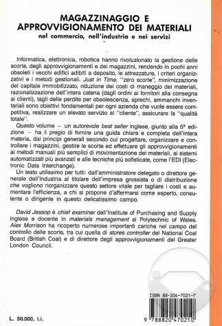 MAGAZZINAGGIO E APPROVVIGIONAMENTO DEI MATERIALI - Foto 2