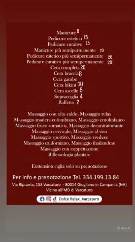 Massaggio Tel:3341991384