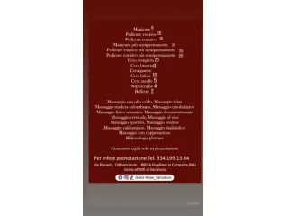 Massaggi - benessere Giugliano in Campania - Massaggio Tel:3341991384