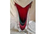 Vaso in vetro di Murano attribuito a Flavio Poli Italia anni '50