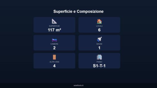 Immobile in asta di 117 m² con più di 5 locali in vendita a Bossico - Foto 17
