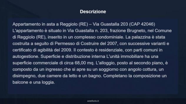 Immobile in asta di 68 m², box auto in vendita a Reggiolo - Foto 13