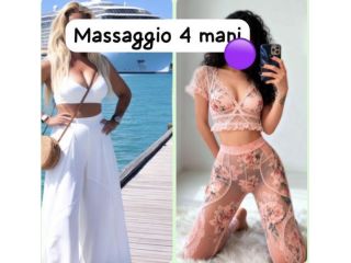 Massaggi - benessere Milano - Massaggio a 4 mani de lux GOLD Tel:3444317838