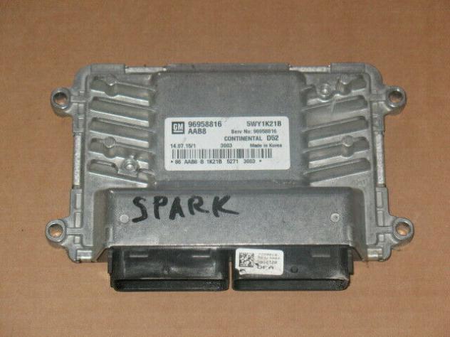 96958816 ECU centralina chevrolet spark gm 96958816 aab8 5wy1k21b