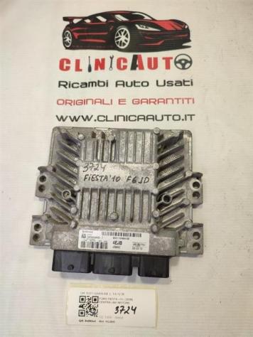 CENTRALINA MOTORE FORD Fiesta 6° Serie 8V21-12A650-EB F6JB/D diesel 1399 (0817)