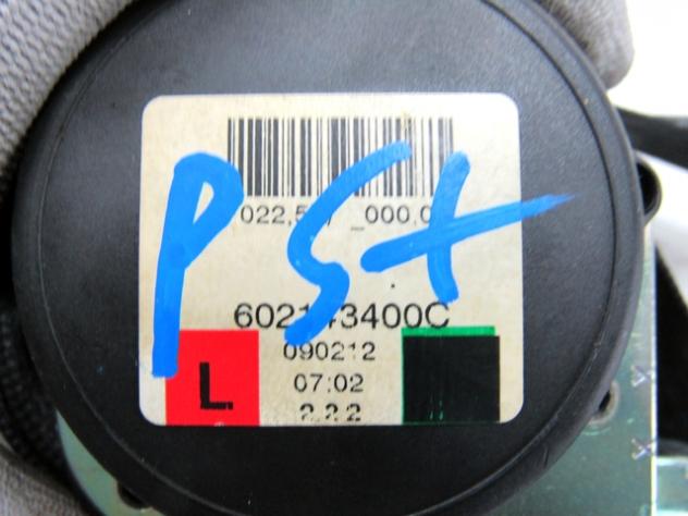 13155543 CINTURA DI SICUREZZA POSTERIORE SINISTRA OPEL ASTRA H SW 1.6 B 85KW AUT 5P (2009) RICAMBIO USATO - Foto 2