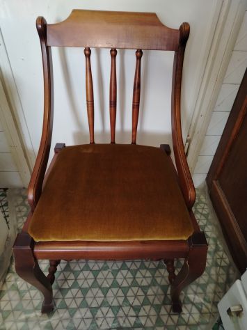 POLTRONCINA SEDIA IN STILE IMPERO BIEDERMEIER