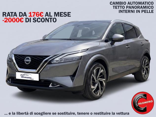 NISSAN - Qashqai 1.3 mhev Tekna+ 2wd 158cv xtronic#TETTO PANORAMICO!
