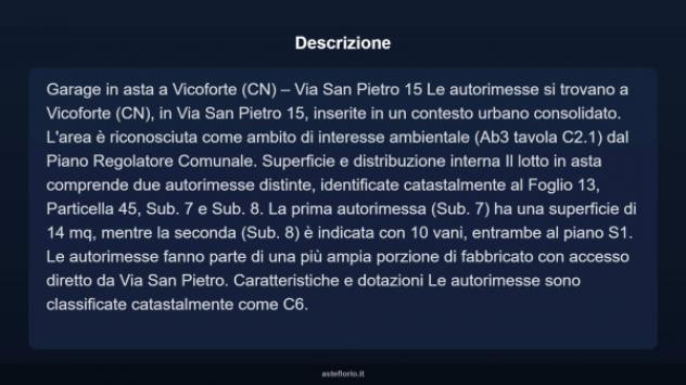 Immobile in asta di 24 m² in vendita a Vicoforte - Foto 3