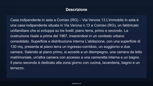 Immobile in asta di 130 m², box auto in vendita a Comiso - Foto 3
