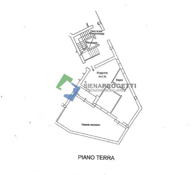 Coroncina, appartamento al piano terra con resede esclusivo, Siena. - Foto 20
