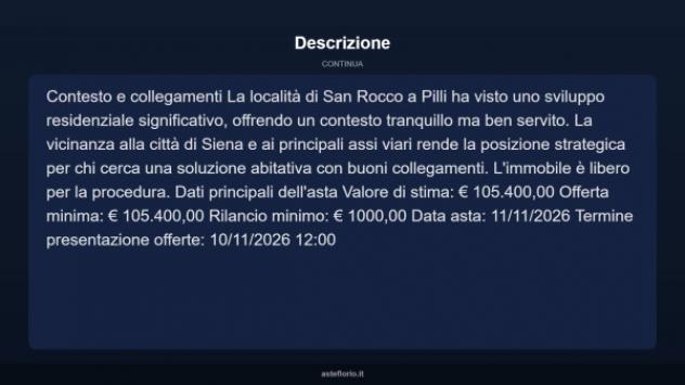 Immobile in asta di 55 m², box auto in vendita a Sovicille - Foto 14