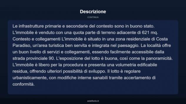 Immobile in asta di 111 m² in vendita a Trinità d'Agultu e Vignola - Foto 13