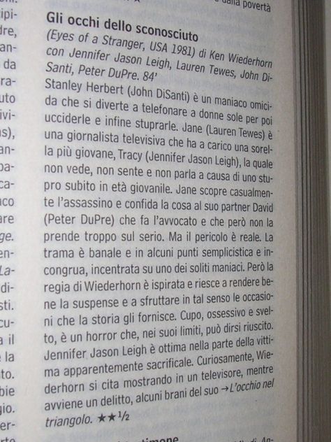 DIZIONARIO DEI FILM HORROR - Foto 10