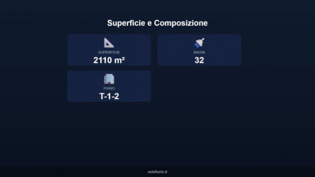 Immobile in asta di 2110 m² in vendita a San Giuliano Terme - Foto 3