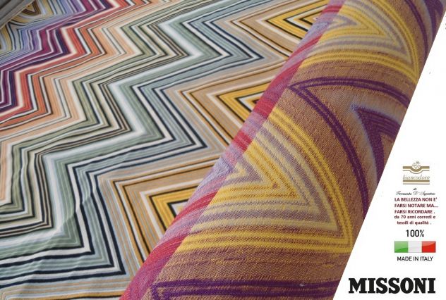 MISSONI  TESSUTI  ARREDAMENTO  TAPPEZZERIA TENDAGGI ECC. 8 modelli 3 prezzi - Foto 9