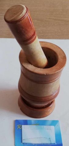 Portamonete fatto e dipinto a mano con materiale naturale di recupero - Foto 7