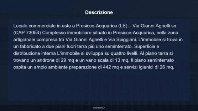 Immobile in asta di 1201 m² in vendita a Presicce-Acquarica - Foto 10