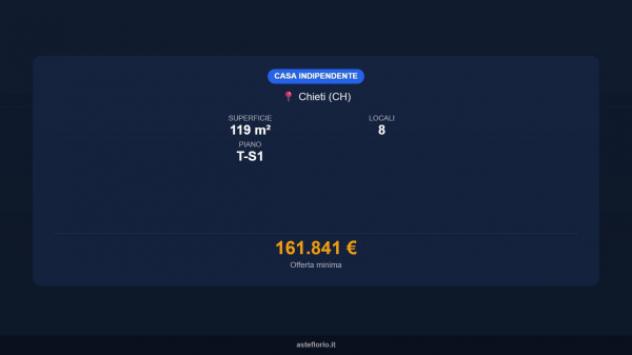 Immobile in asta di 119 m² con più di 5 locali in vendita a Chieti - Foto 16