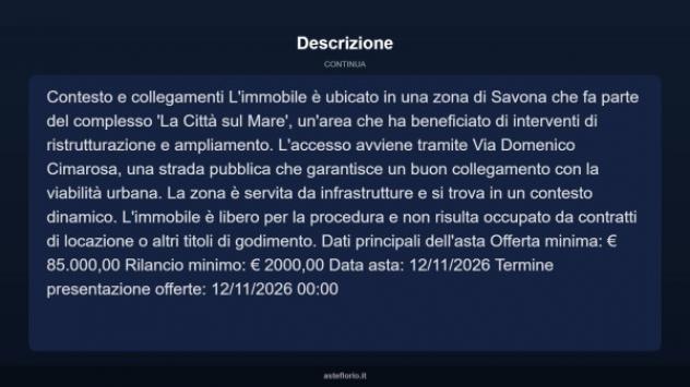 Immobile in asta di 150 m² in vendita a Savona - Foto 8