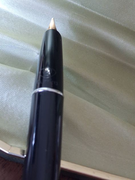 Aurora 888P Penna Stilografica duo cart Nero e Oro . Vintage anni '60 . U - Foto 2