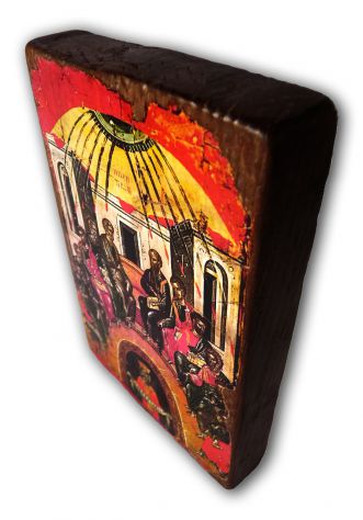ICONA . Pentecoste. Teofane Cretese Stavronikita 1546 - Foto 2