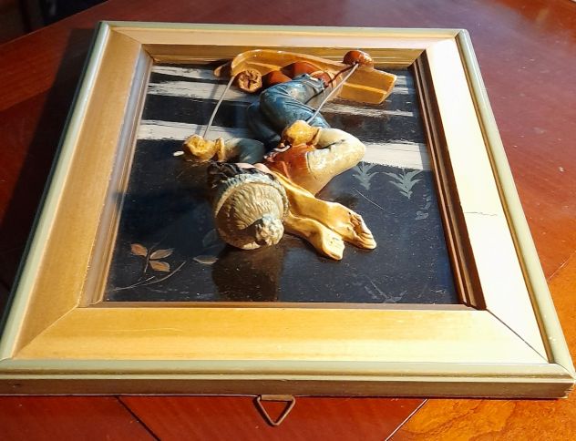 figura in rilievo sciatore 23x26 S,Venditti - Foto 2