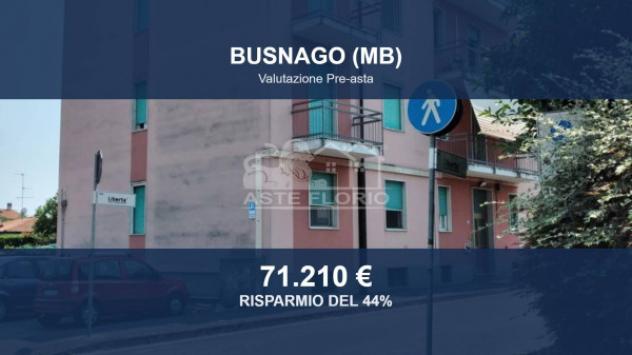 Immobile in asta di 79 m², box auto in vendita a Busnago