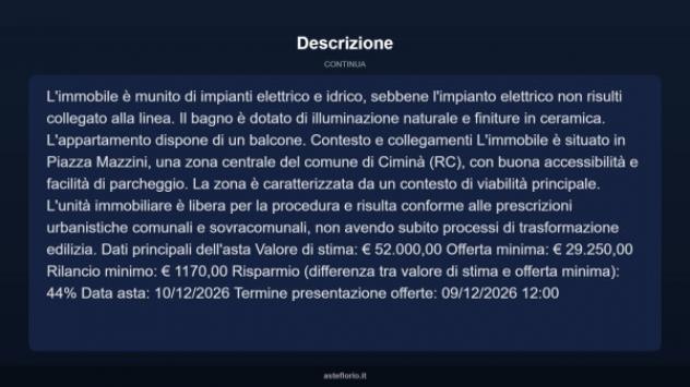 Immobile in asta di 208 m² con più di 5 locali in vendita a Ciminà - Foto 13