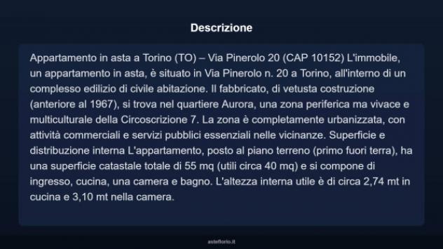 Immobile in asta di 55 m² in vendita a Torino - Foto 5