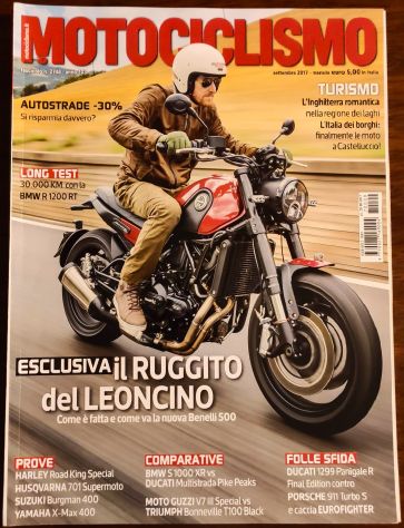 MOTOCICLISMO RIVISTE 09/2017-08/2017-08/2013-01/2008-09/2006. - Foto 2
