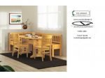 angolo panca con cassonetto misure 50 x136x181x 45 x86 tinta naturale