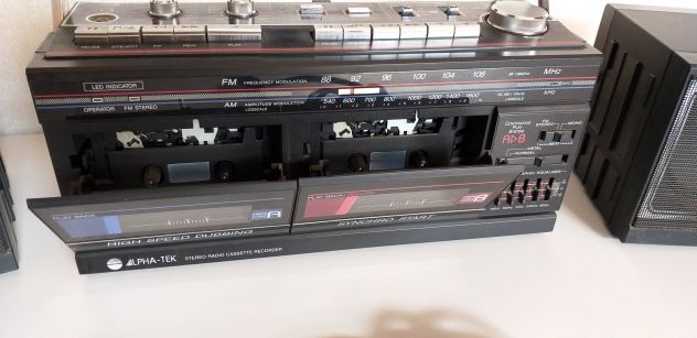 Stereo anni 90 / Lettore cassette-registratore ( ALPHA-TEK ) - Foto 3