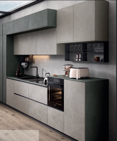 CUCINA LINEARE COMPLETA DI ELETTRODOMESTICI CUCINE COMPONIBILI MODERNE+LIVING